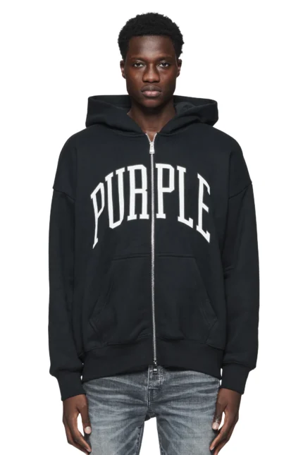 Collegiate Zip Up Hoodie